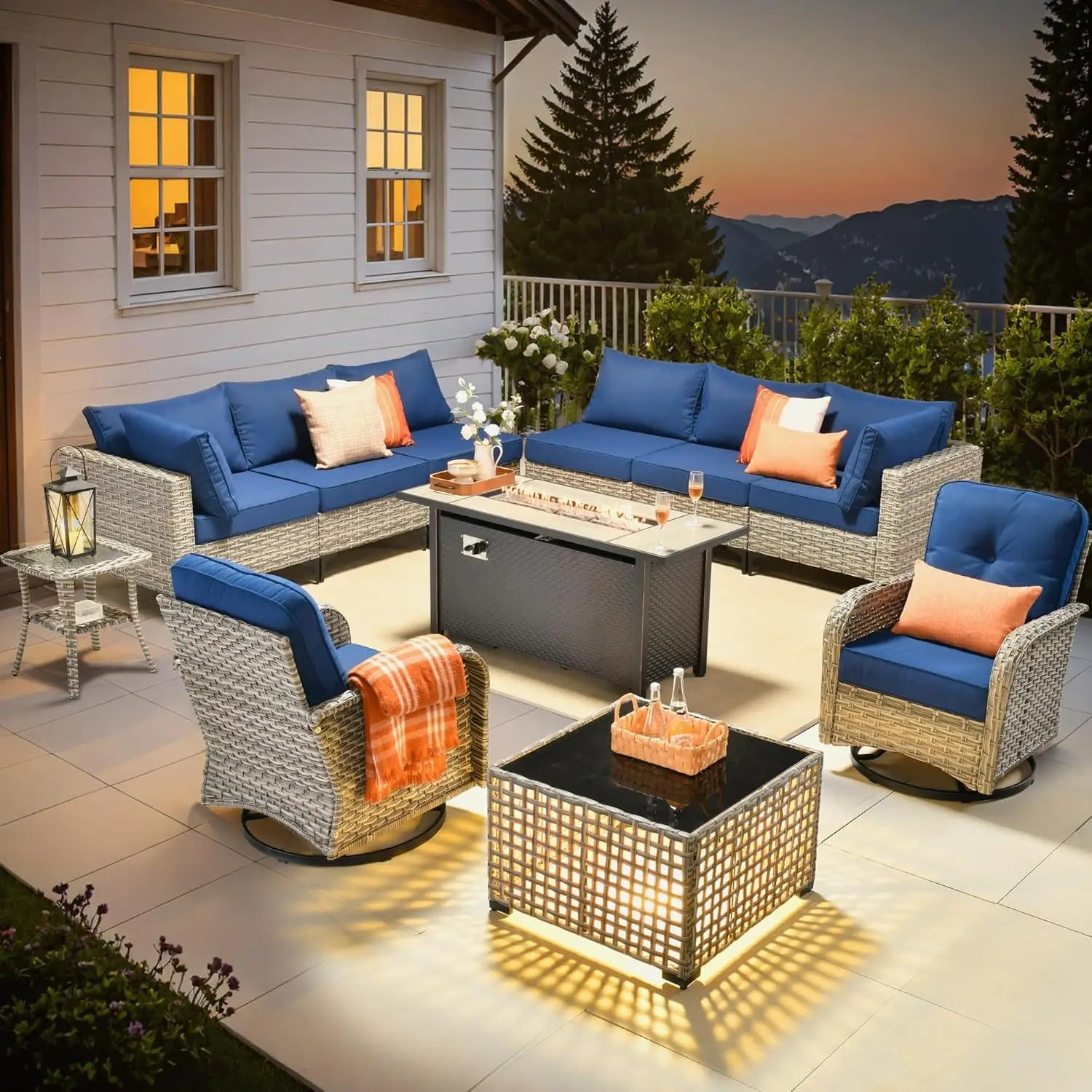 Outdoor Sectional Patio SET