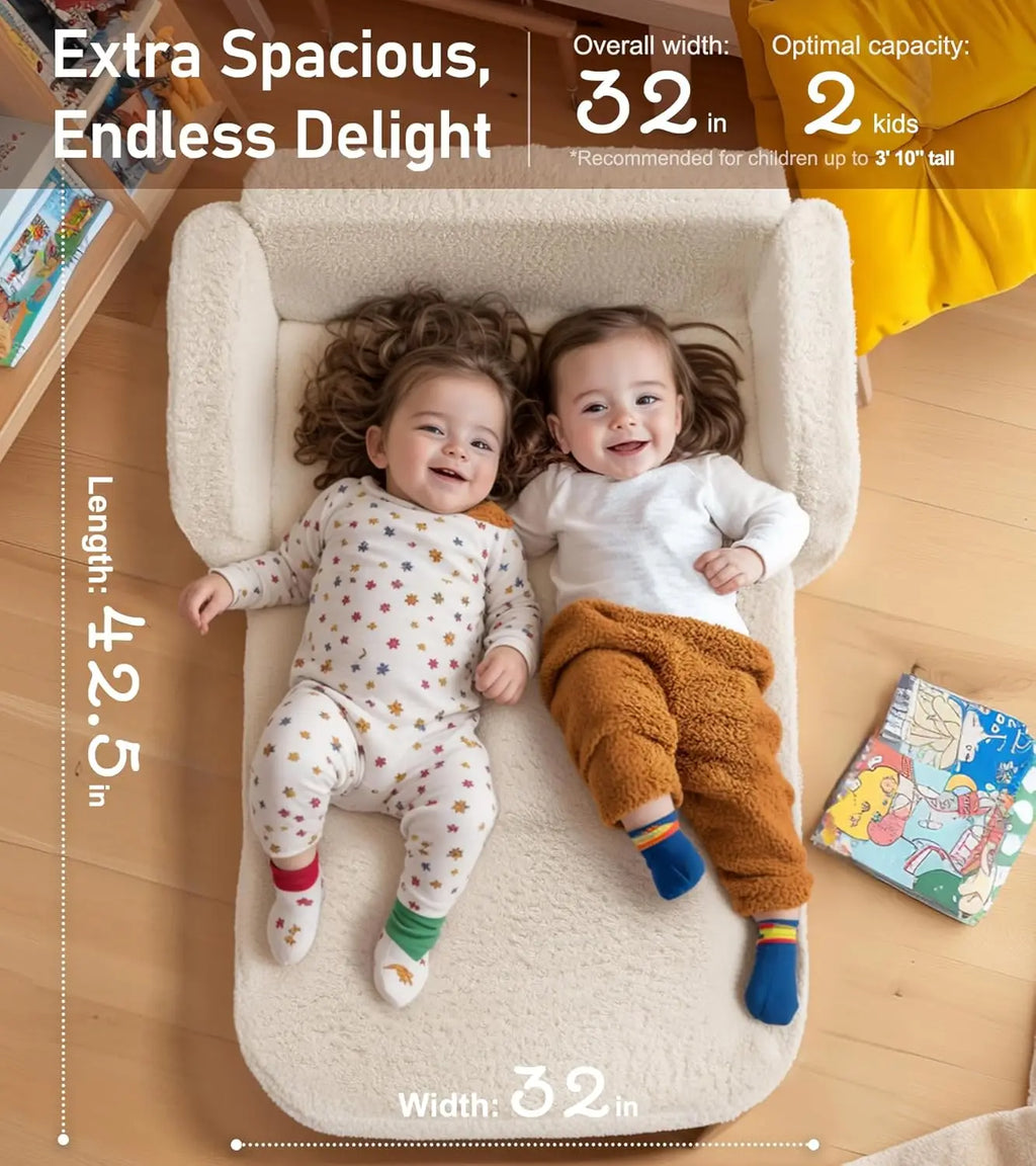 Convertible  Kids Couch & Lounger,