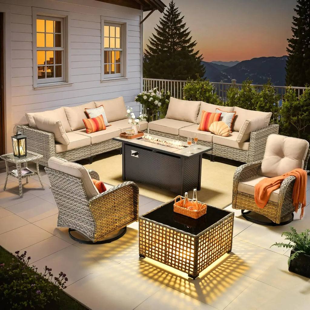 Outdoor Sectional Patio SET