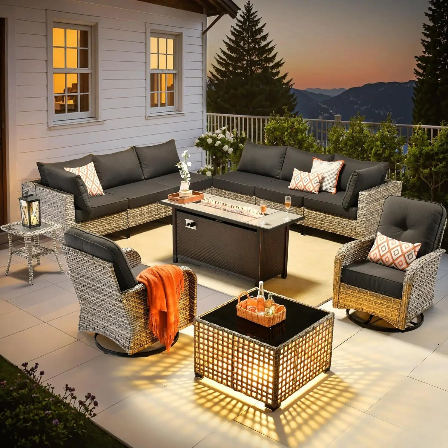 Outdoor Sectional Patio SET