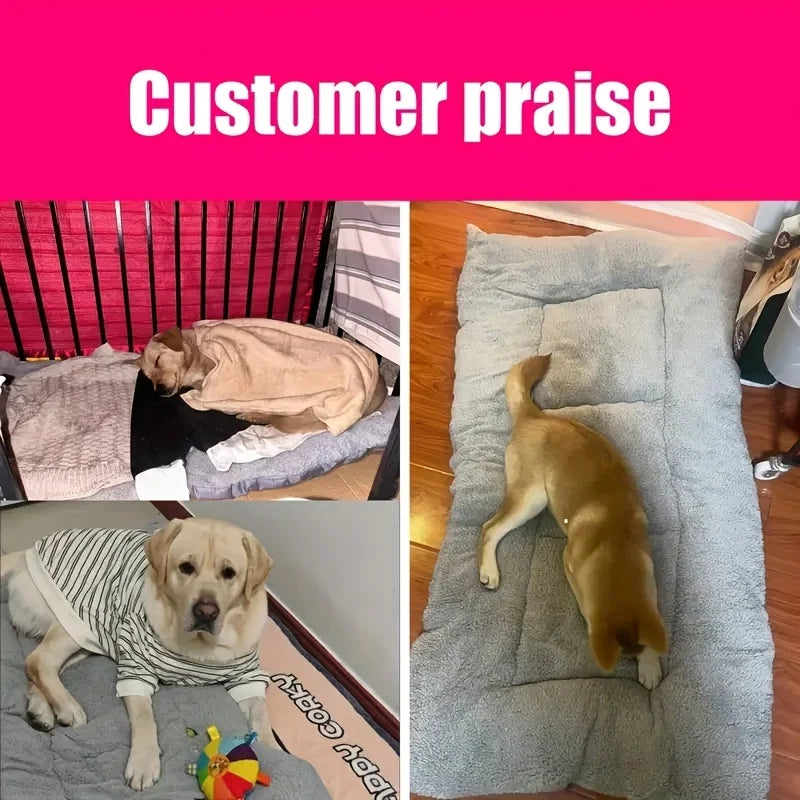plush pet bed