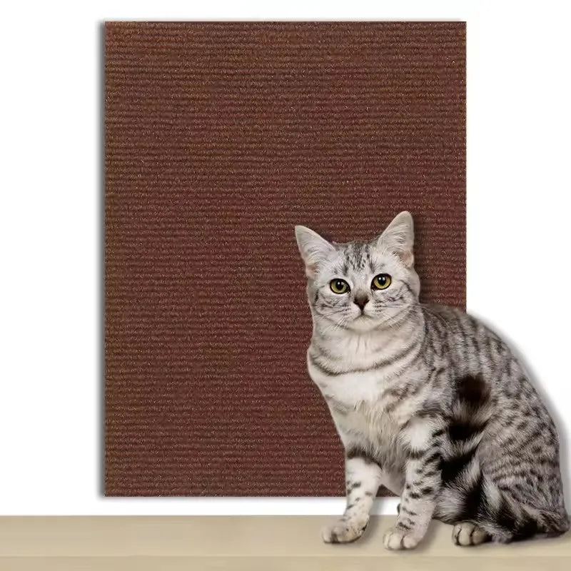 Cat scratcher bendable rug