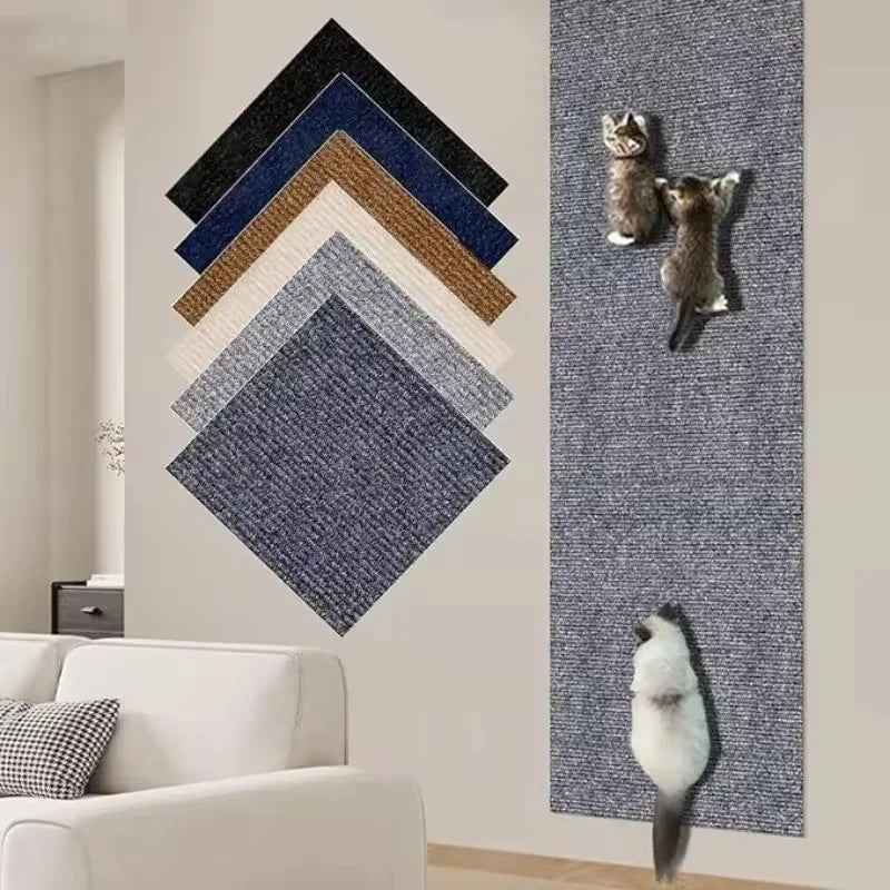 Cat scratcher bendable rug