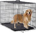 Foldable Metal Kennel with Double Doors