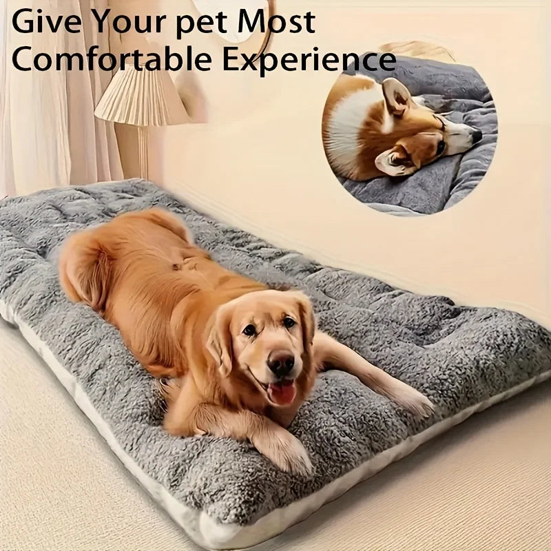 plush pet bed