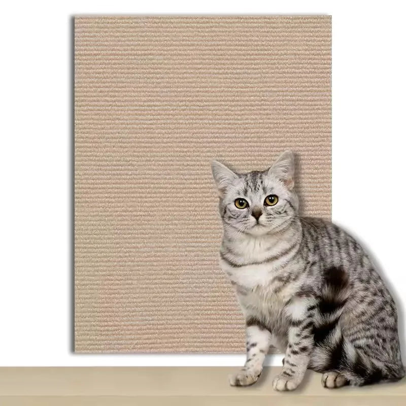 Cat scratcher bendable rug
