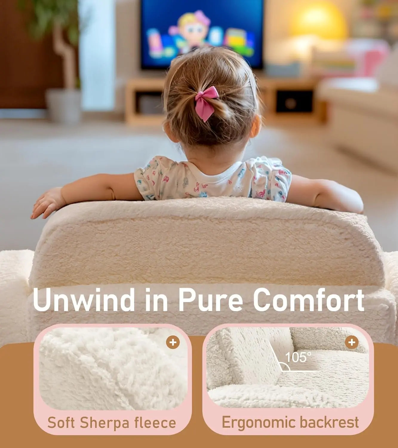 Convertible  Kids Couch & Lounger,